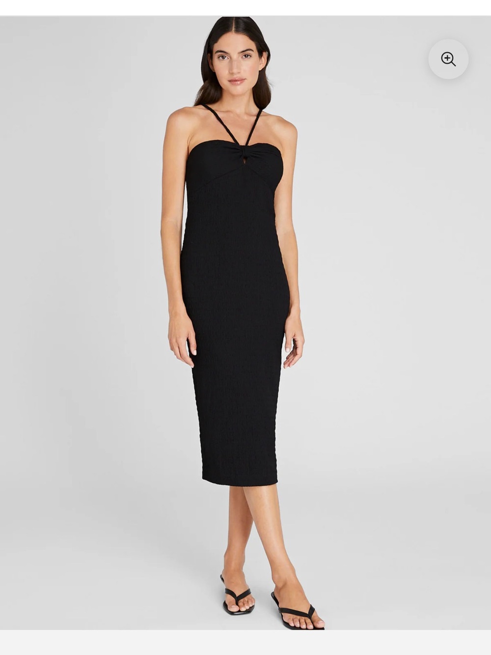 NWT Club Monaco Mock Smock Midi Dress, M